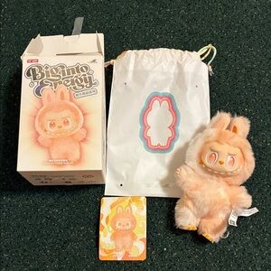 Labubu Big into Energy Happiness with Box, Card and Bag Popmart